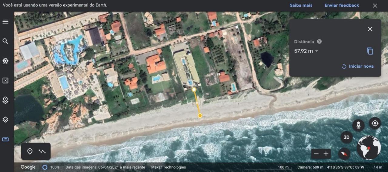 Apartamento A 60 Metros Para Pe Na Areia - The Fountains - Apto 105 Beberibe Zewnętrze zdjęcie